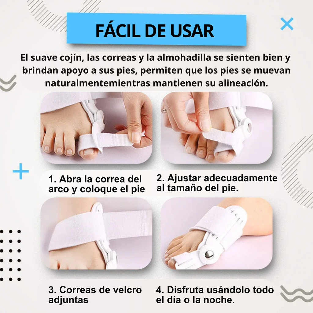 Corrector de Juanetes Plus + Accesorios