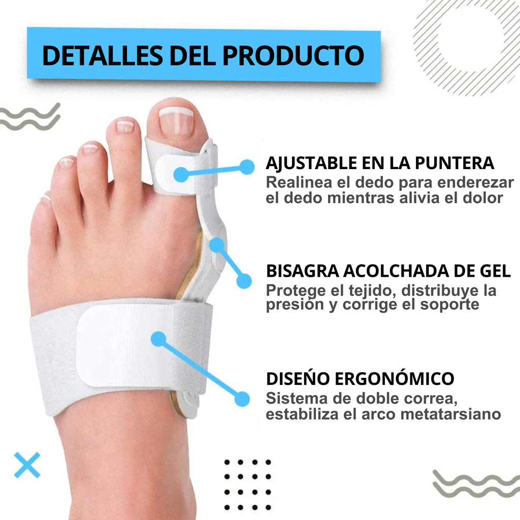 Corrector de Juanetes Plus + Accesorios